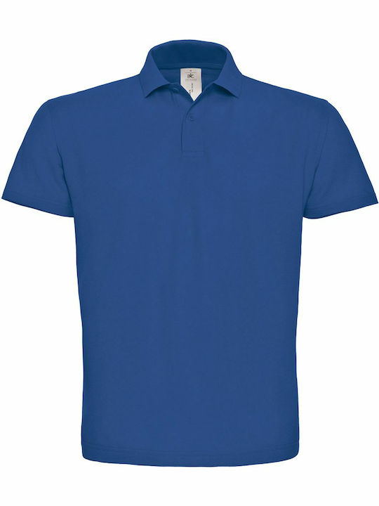 B&C ID.001 Men's Short Sleeve Promotional T-Shirt Blue