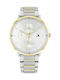 Tommy Hilfiger Jenna Γυναικείο Ρολόι 38mm Χρονογράφος Μπαταρίας με Ασημί Μεταλλικό Μπρασελέ