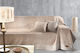 Guy Laroche Amria Покривка За Триместен Диван 180x300см Коралово - Сиво