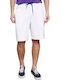 Funky Buddha Sportliche Herrenshorts Weiß