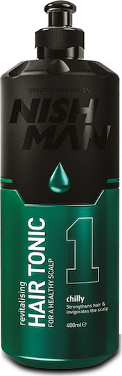 NISHMAN Hair Tonic Lotion Μαλλιών για Τόνωση 400ml