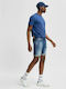 Selected Men's Shorts Jeans Blue