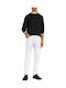 Herren Jeanshose mit Slim Passform Weiß