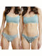 Bamboo Women's Brazil 2Pack Light Blue