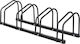 HomCom Bicycle Parking Bar for 4 Bicycles