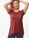 Bodymove Damen T-shirt Rot