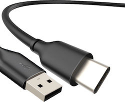 Cabletime C160 USB 2.0 USB-C male - USB-A 15W 1m