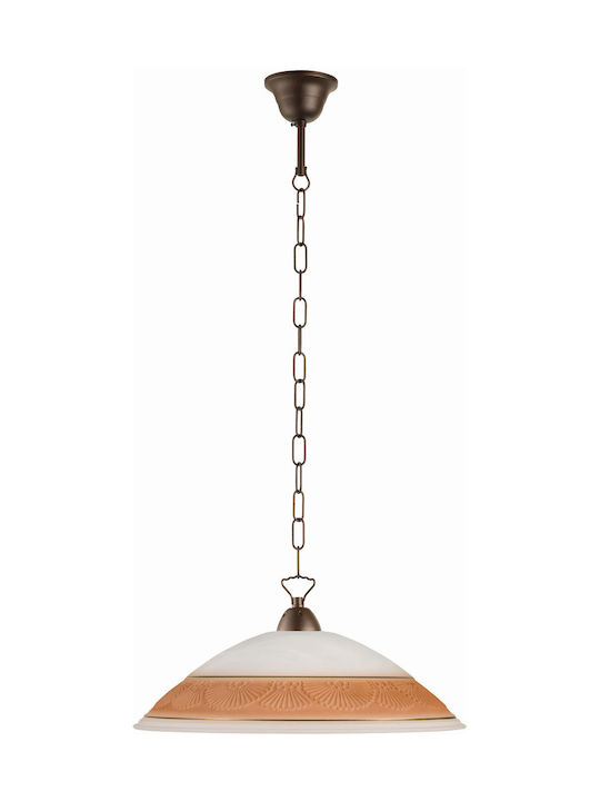 ArkoLight Κρεμαστό Φωτιστικό Καφέ με Ντουί E27 45x134x45εκ.