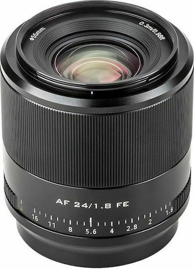 Viltrox Full Frame Φωτογραφικός Φακός AF 24mm f/1.8 FE Wide Angle για Sony E Mount Μαύρος