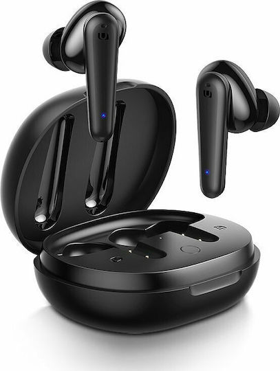 Ugreen HiTune T1 In-ear Bluetooth Handsfree Ακουστικά με Θήκη Φόρτισης Μαύρα