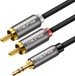 Cabletime 3.5mm male-RCA male 3m AV314