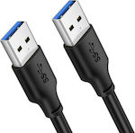 Cabletime USB 3.0 Cablu USB-A de sex masculin - USB-A de sex masculin Negru 0.5m