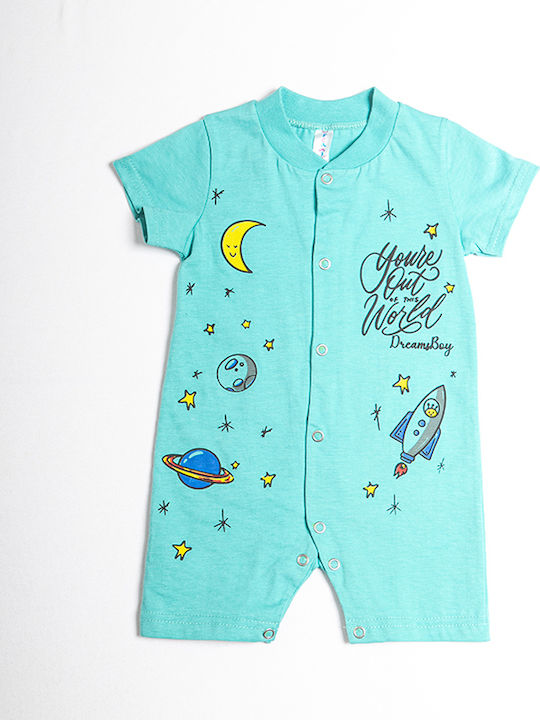 Dreams by Joyce Out This World Baby-Strampler Türkis