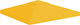 vidaXL Τετράγωνο Κάλυμμα για Κιόσκι Κίτρινο 3x3...