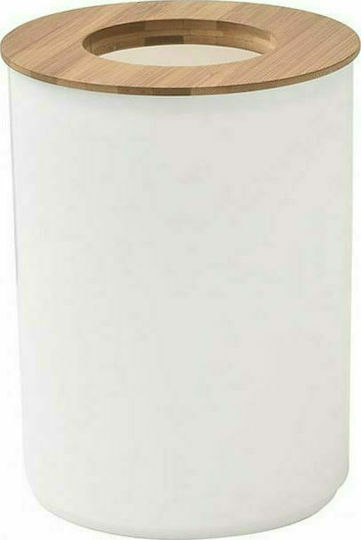 6574N210 Plastic Bathroom Basket 5lt White