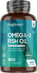 WeightWorld Omega 3 Fish Oil 2000mg 240 μαλακές κάψουλες