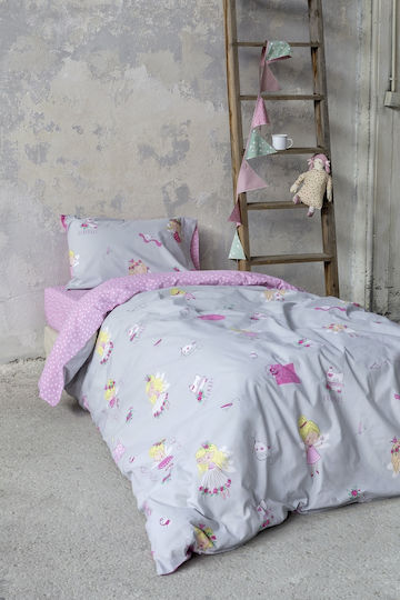 Nima Παιδικό Κουβερλί Μονό Fairy Tailor Γκρι 160x240εκ.