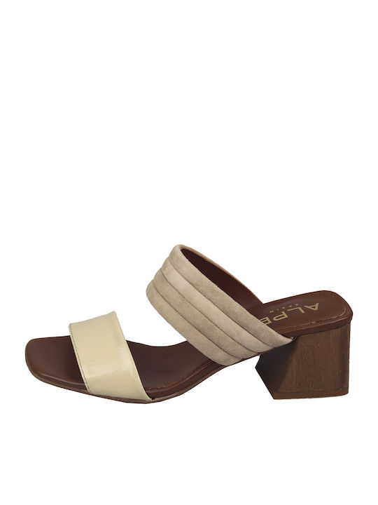 Alpe Leder Sandalen Beige