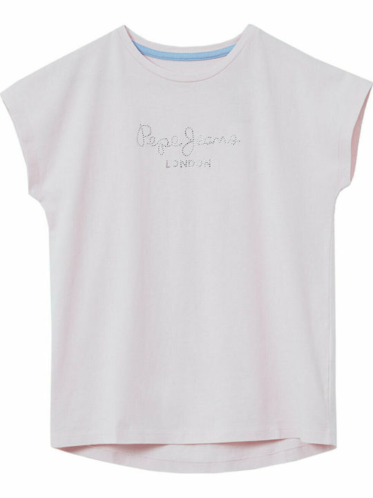 Pepe Jeans Παιδικό T-shirt Ροζ Nuria