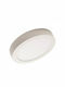 Eurolamp Στρογγυλό Εξωτερικό LED Panel 30W με Φυσικό Λευκό Φως 4000K 30εκ.