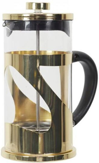 Filterkaffeemaschine Handbetrieb Rostfreier Stahl Gold 600ml