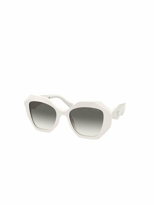 Prada Sonnenbrillen mit Weiß Rahmen und Gray Ve...