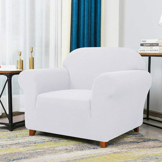 Ehome Elastic Cover for Armchair White 75x120cm 1pcs EH-0530