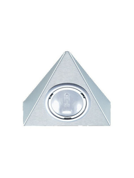 Forma Triangolo Μονό Σποτ σε Ασημί Χρώμα