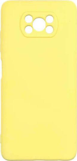 Sonique Liquid Back Cover Σιλικόνης Κίτρινο (Poco X3 NFC / X3 Pro)