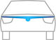 Heko Windbreaker Car Hood for Volkswagen Passat 1pcs