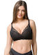 Luna Bra without Padding without Underwire Black