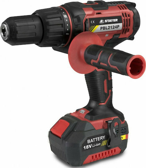 Stayer PBL 2124 PK Κρουστικό Δραπανοκατσάβιδο Μπαταρίας 18V 2x4Ah