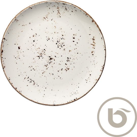 Bonna Grain Farfurie joasă din Porțelan cu Diametru 27cm Bonna Grain Farfurie joasă din Porțelan cu Diametru 27cm