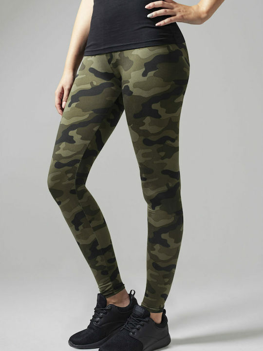 Urban Classics Women's Long Legging Wood Camo
