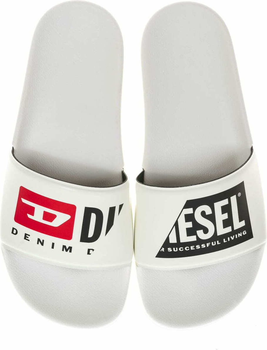 Diesel Mayemi Slides σε Λευκό Χρώμα Y02650P3981-T1015 | Skroutz.gr