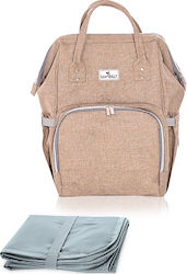 Lorelli Wickeltasche-Wickelrucksack Tina Beige 30x48cm.