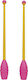AMILA Rhythmic Gymnastics Clubs Pink/Yellow 45c...