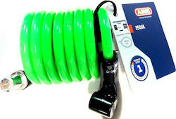 Abus 3506K/120 Bicycle Cable Lock with Key Green