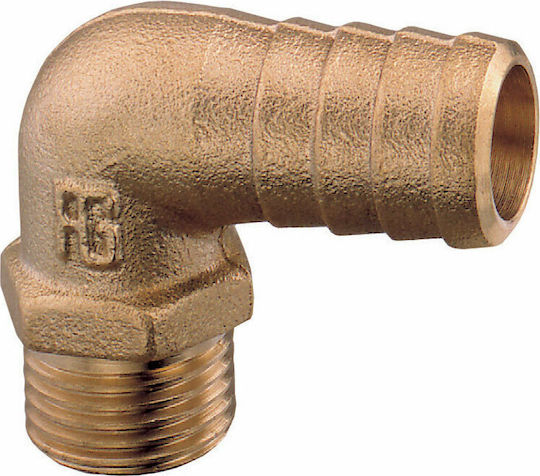 Lalizas Γωνιακή σύνδεση σωλήνα Messing 3/4" Männlich 90075