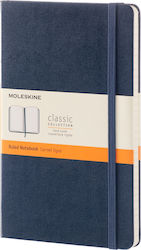 Moleskine Notebook Ruled with Elastic Blue QP060B20