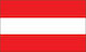 Flagge Österreichs 30x20cm