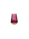 Decorative Glass Vase Red and Gold Diameter 17.5xHeight 23.5cm