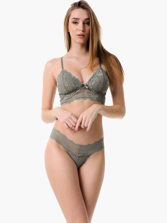 Gossip Damen Zeichenfolge Khaki