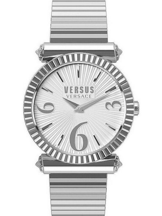 Versus by Versace Republique Ρολόι Μπαταρίας με Μεταλλικό Μπρασελέ
