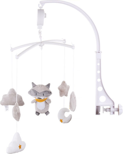 Chipolino Mobile for Cot with Music Musical Hanging Toy Raccoon MILS02113RC