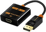 Cabletime AV586 Converter DisplayPort male to HDMI female 1pcs