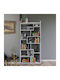 Bookcase A-g Kuttap White 90x22x182cm