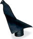 Biofan Krone Rauchrohr Metall 120mm Schwarz