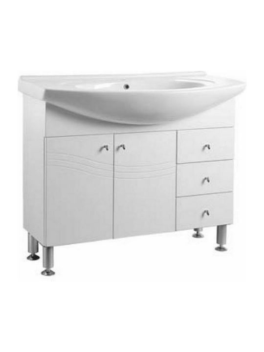 Gloria Cosmos Undermount Sink Porcelain 105x60cm White