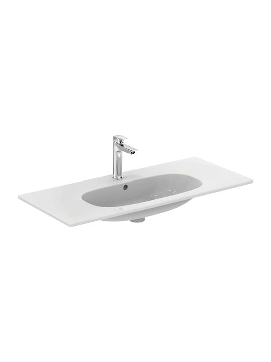 Ideal Standard Tesi Undermount Sink Porcelain 62.5x45x16.5cm White Matt